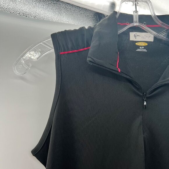 Greg Norman Women's Sleeveless Polo Top Black Size Small - Picture 4 of 9